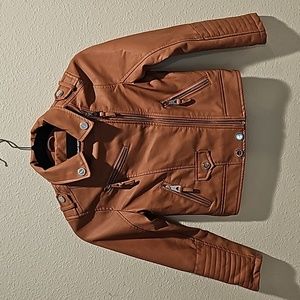 Urban Republic Faux Leather Moto Jacket Size 7/8